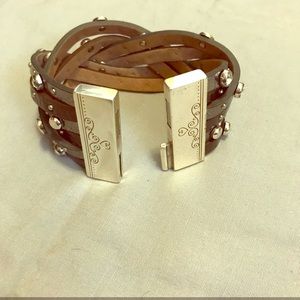 Strapped Leather Bracelet